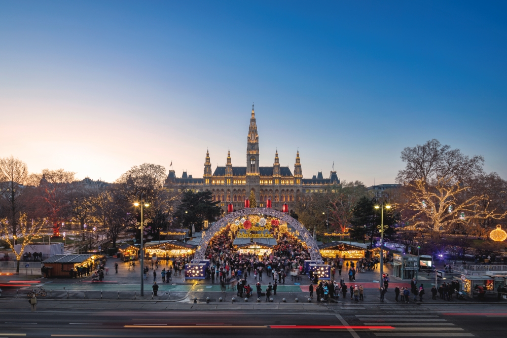 Bild: Christkindlmarkt, Rathausplatz