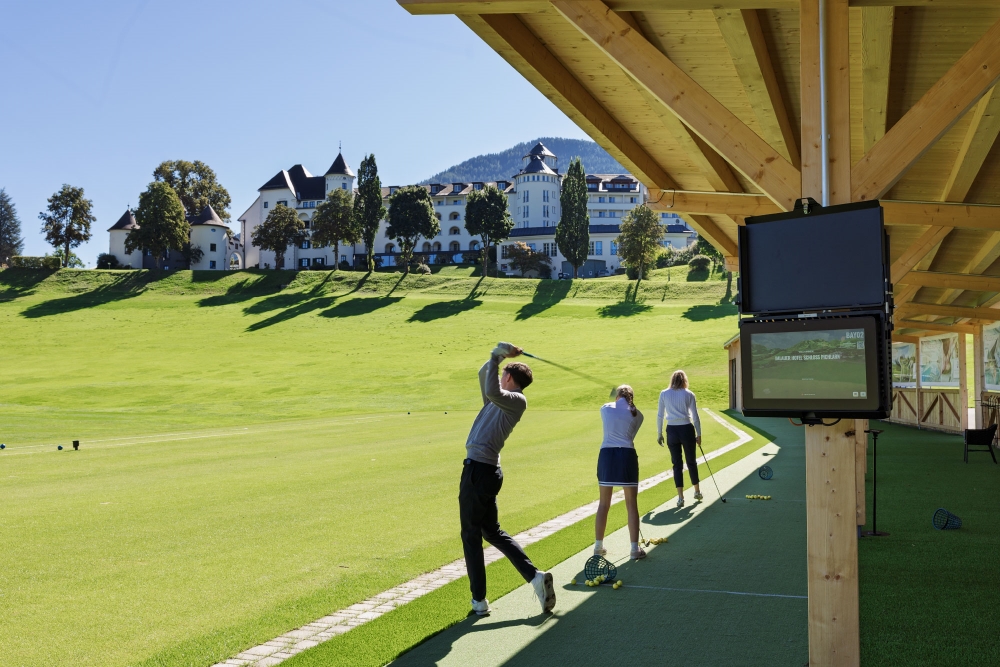 Bild: TrackMan Range im GCC Schloss Pichlarn