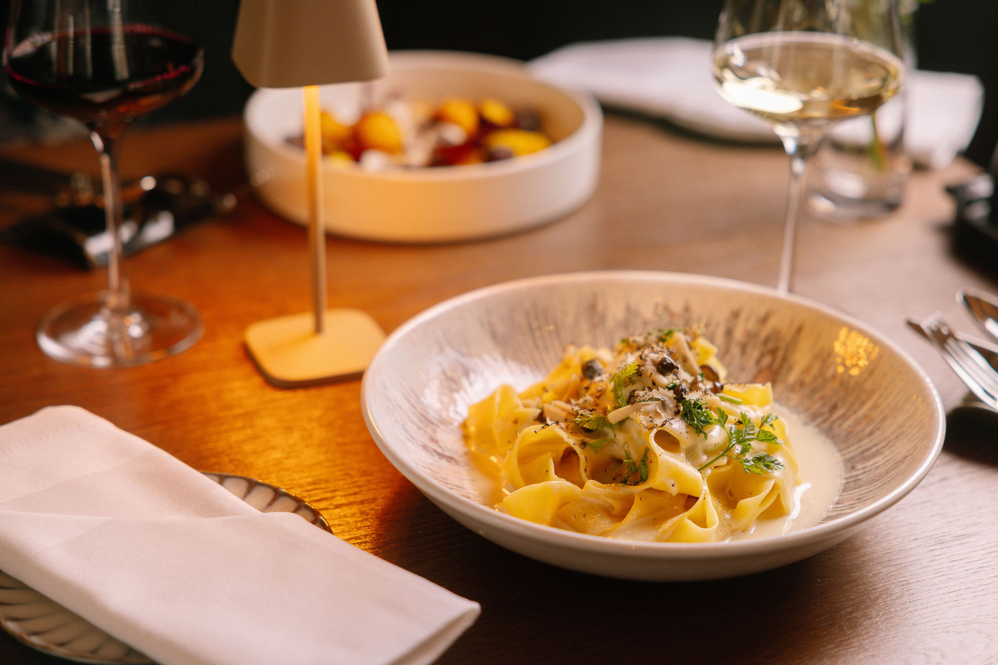 IMLAUER PALAIS MIRABELL Bild: getrüffelte Pasta in der IMLAUER Brasserie Mirabell