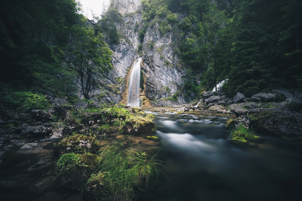 Bild: Salza-Wasserfall